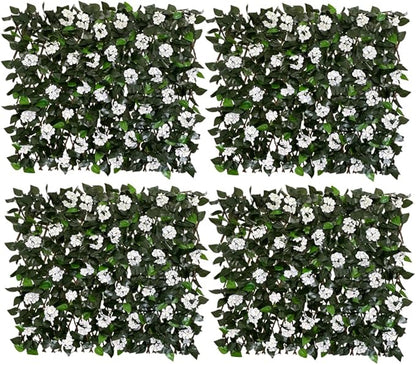 Expandable Fence Privacy Screen for Balcony Patio Outdoor,Decorative Faux Ivy Fencing Panel,Artificial Hedges