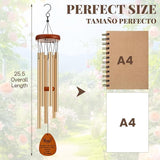 Yookeer Spanish Wind Chimes Best Gift Mother Birthday Gift from Daughter Son Love Reminder Gifts for Mama Grandmother Bonus Mom Birthday Mother's Day (Bonus Mom)