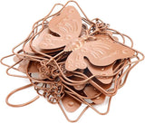 Metal Rain Chain Butterfly Rain Chain for Gutter Copper Rain Chain for Outside, 130 cm Long