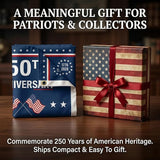 250th Anniversary Flag 3x5 Ft Anniversary Flag, 1776-2026, 250 Years Birthday flags for Patriotic Yard, House Banner, Room, Porch, Wall, Fence, Outdoor Decorations(Style 2)