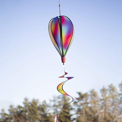 In the Breeze 0977 Jewel Hot Air Balloon Spinner-Outdoor Hanging Decoration