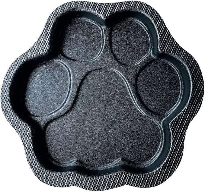 AUTUMN Made in USA Paw Print Mold, Dog Cat Paw Print Stepping Stone Mold, Dog Paw Mold, Concrete Cement Mold, Paw Print Garden Decor Mold, Textured Mold for Non-Slip Stepping Stones, 16 in