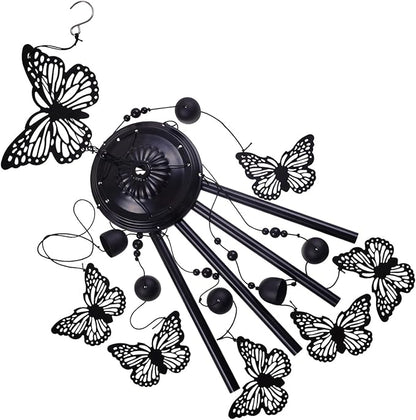 Butterfly Wind Chimes Outdoor Decoration, Mobile Wind Catcher, Retro Wind Bells, Memorial Wind Chime, Blessing Windchime for Home, Balcony, Yard, Room, Xmas, Party, Indoor, Garden Decor, Gifts for Mom