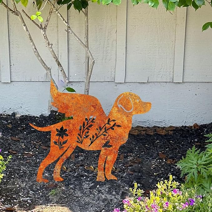 Custom Schnauzer Dog Metal Address Sign House Number Schnauzer Dog Plaque Outdoor Decor Stake Schnauzer Dog Sculptures Sign for Park Yard Lawn Courtyard Patio Ranch Farmer Gardening.