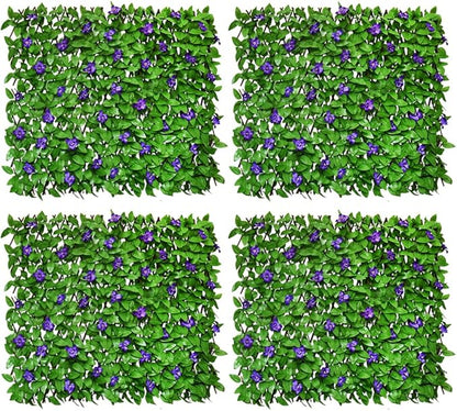 Expandable Fence Privacy Screen for Balcony Patio Outdoor,Decorative Faux Ivy Fencing Panel,Artificial Hedges (Single Sided Leaves)…3