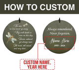 Personalized Wind Chime Outdoor Deep Tone, Large Bereavement Memorial Wind Chimes, Outdoor Mourning Wind Chimes, Gifts for Mothers, Garden Home Patio Hanging Decorations, Product in USA