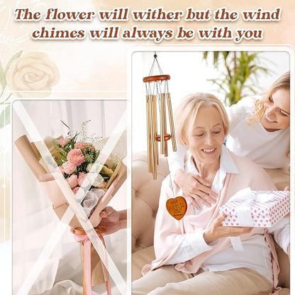 Gigi Gifts for Grandma, Gift for Gigi Wind Chimes, Birthday, Mothers Day, Retirement, Thanksgiving Gifts from Grandchildren Grandkid, Best Grandma Gift