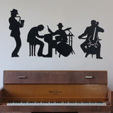 J-Fly Bathroom Decorations for Living Room Western Decor Music Metal Valentine Wall Art Jazz Music Theme Saxophone Wall Hanging Bedroom Office