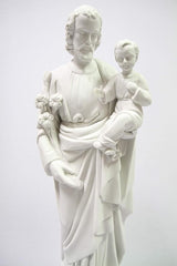 Vittoria Collection 25.5 Inch Saint St Joseph with Child Italian Statue Sculpture Figurine Made in Italy Indoor Outdoor