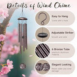 Gifts for Wife, 25''Wind Chimes, Birthday Gift for Wife from Husband,Unique Gift for Loved one Romantic,Thanksgiving,Christmas Day Gifts Ideas for Love Rreminder