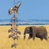 Wind Chimes for Outside,Elephant Gifts for Women, Elephants Decor,Birthday Gift for Mom Grandma, Windchimes Clearance Outdoor,Garden Patio Yard Decorations