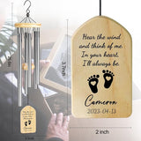 Baby Memorial Wind Chimes - Personalized Loss & Miscarriage Memorial Gifts