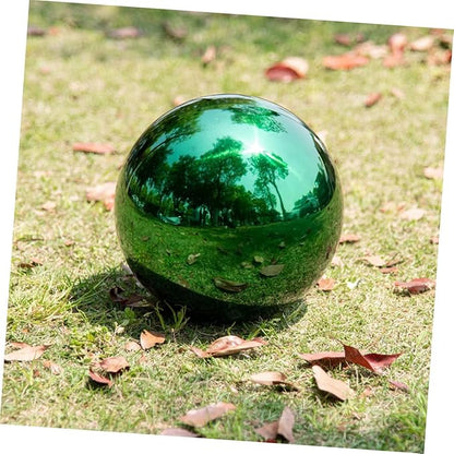 Stainless Steel Gazing Ball 6 Inch Polished Mirror Garden Sphere Decorative Outdoor Reflection Globe Metal Garden Ball Decor