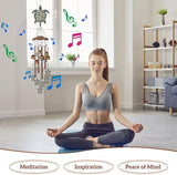 Wind Chimes for Outside, Sympathy Wind Chimes for Outdoors Garden Decor with Natural Sounds, Gifts for Women Mom and Grandma, Indoor Outdoor Decorations for Patio Porch Garden and Backyard (Turtle)