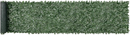 VEVOR Artificial Ivy Privacy Fence Screen, 39 x 198 in Faux Ivy Vine Leaf Hedges Fence, Greenery Privacy Fence with Mesh Cloth Backing, Green Wall Decoration for Outdoor Garden, Yard, Balcony