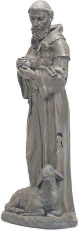 Roman 15.25" H Saint Francis Garden Statue
