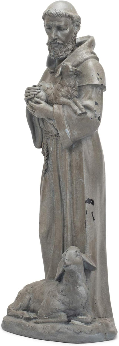 Roman 15.25" H Saint Francis Garden Statue