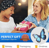 Butterfly Wind Chimes for Outside, Windchimes Outdoors Metal Wind Chimes Butterfly Garden for Patio Porch Backyard