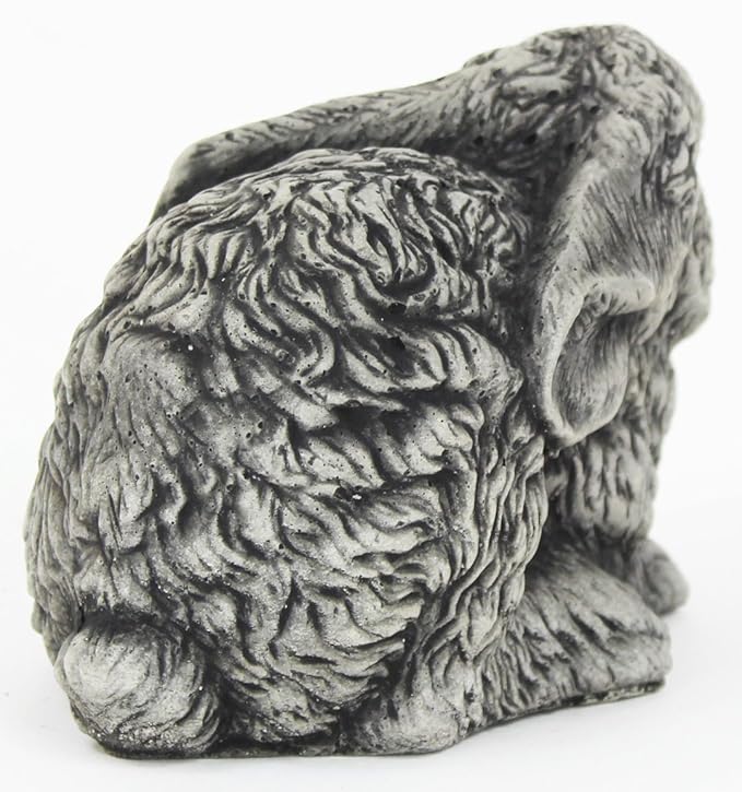 Sleeping Bunny Concrete Garden Statue Cement Animal Figure Cast Stone Bunny Figurine Garden Sculpture Art Decorative Easter Rabbits