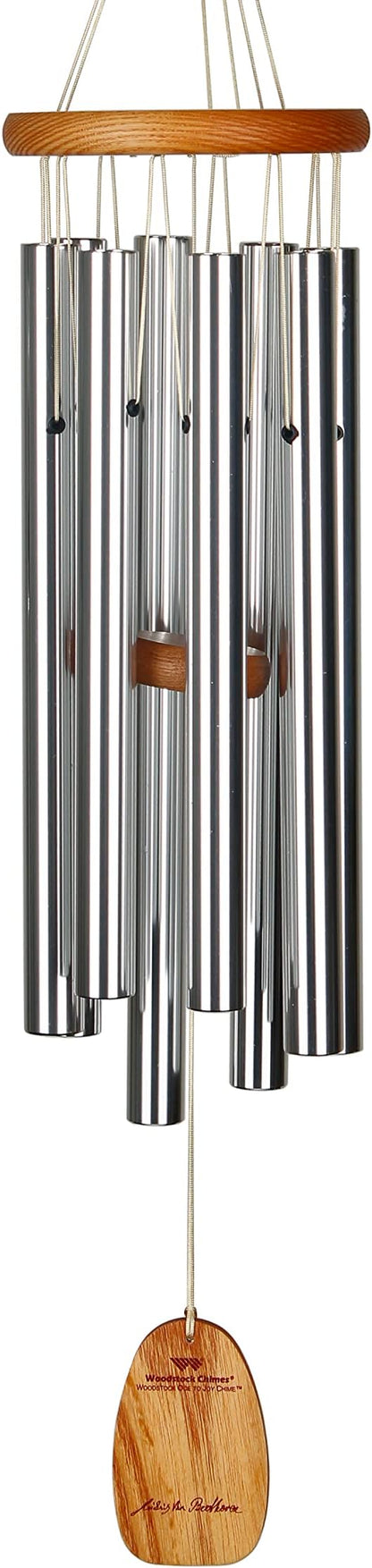 Woodstock Chimes Signature Collection, Ode to Joy Chime, 26'' Famous Melodies Wind Chimes for Outdoor, Patio, Home or Garden Décor (OJ)
