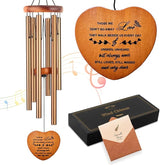 Sympathy Gifts for Loss of Loved One, Memorial Wind Chimes, Funeral Bereavement Gifts Baskets, Windchimes in Memory of a Loved One Mom Dad Husband Brother - Golden