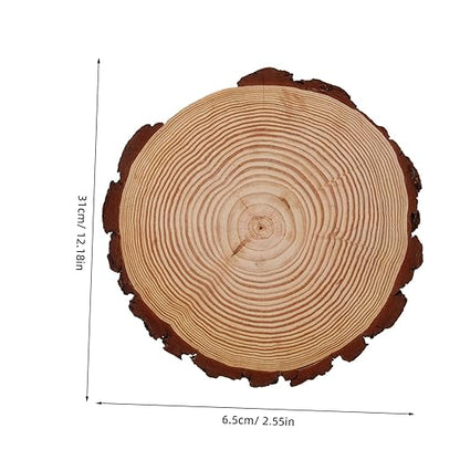 BESPORTBLE 1pcs Outdoor Wooden Garden Pathway Paver Stepping Slice for Landscaping Lawn Walkway Decoration Elegant Garden Supplies
