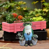 SisBroo Frog Garden Decor, Frogs Garden Statue for Yard, Garden, Indoor Outdoor Decoration and Housewarming Gift