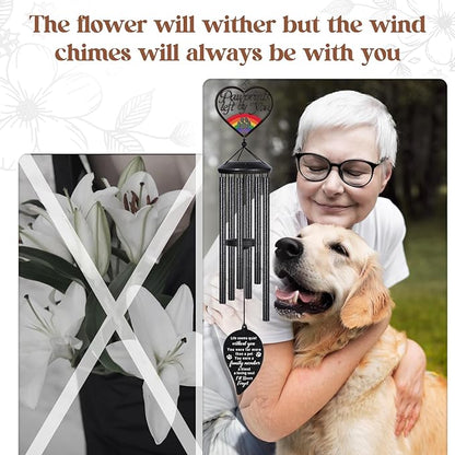Dog Memorial Gifts for Loss of Dog, Loss of Dogs Sympathy Gift, 30" Pet Memorial Wind Chimes, Bereavement Remembrance Gifts, in Memory of Dogs Cat Pet