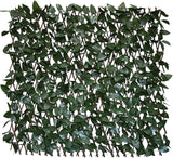 GLANT Expandable Fence Privacy Screen for Balcony Patio Outdoor,Decorative Faux Ivy Fencing Panel,Artificial Hedges (Single Sided Leaves) (1, Dark Green)
