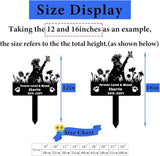 Custom Boxer Dog Memorial Grave Marker,Personalized Metal Flora Dog Memorial Stake,Dog Memorial Plaque Burial Stake Engraved Sign,Sympathy Grave Stake for Lost Dog,Dog Headstone