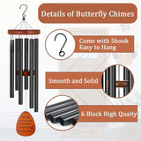 Christmas Mom Gifts Wind Chimes for Outside 26" Windchimes Outdoors Mother Birthday Gifts from Daughter Son