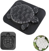 Turtle Stepping Stone Mold, Tortoise Shape Concrete Cement Mould Walk Maker, DIY Stepping Stone, Decorative Flower Garden Lawn Decor Tortoise Concrete Mould 15.75 "x 13.39" x 1.5 "