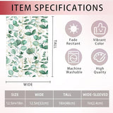 Eucalyptus Gold Branches Garden Flag Vertical Double Sided 12x18inch Small Spring Sunmer Garden Flag for Outside Farmhouse Seasonal Holiday Yard Decor