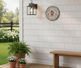 Magnolia Garden 10-Inch Joshua 24:15 Scripture Stepping Stone – As for Me and My House Decorative Resin Garden Tile – Religious Folk Art Outdoor Accent