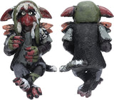 Garden Resin Statue, Big Goblin Statue Leprechaun Anime Character Sculpture Home Decor Sculpture Figurine for Indoor Outdoor Lawn Ornaments