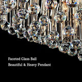 H&D HYALINE & DORA Glass Crystal Prism Ball Pendant Suncatcher Rainbow Maker Hanging Crystal Ball Prism Pendants for Windows,2"/50mm, Pack of 2