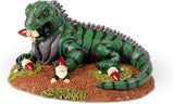 Iguana Attack Garden Gnome Statue – Funny Lawn Ornament – Durable All-Weather Resin Yard Decor – Unique Gift for Garden Lovers & Quirky Outdoor Decoration