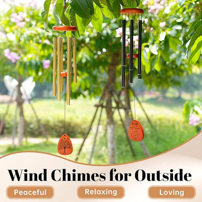 Memorial Gifts for Loss of Mom, 32" Memorial Wind Chimes for Loss of Mother, Sympathy/Bereavement/Remembrance/Condolence Gifts for Loss of Mother