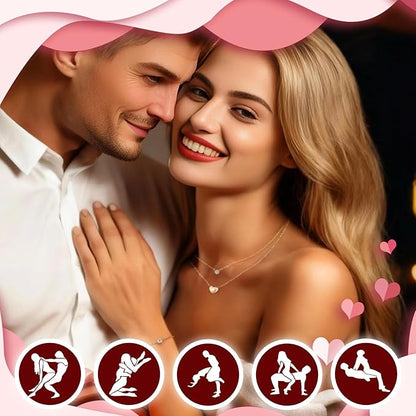 Valentine's Day Gifts for Him Her Anniversary Couple Gift Rechargeable Lantern Lamp Night Light Gag Gifts for Women Men Girlfriend Boyfriend Husband Wife for Birthday Wedding Funny Present(Pink)