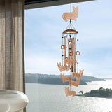 GDNSFIT Corgi Wind Chimes for Outside, Metal Windchimes Outdoors, Corgi Gifts for Women/Men, Memorial/Birthday Gifts, Garden Decor for Outside, Patio or Yard, Durable Chimes for Outdoors