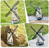 pearlstar Solar Garden Outdoor Windmill Lighthouse - 20" Solar Powered LED Lighthouse Garden Statue Waterproof Decorative Light for Women Mom Landscape Decor Lawn Table Patio Pathway Yard