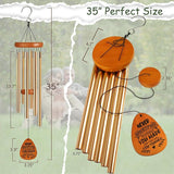 Retirement Gift for Women, 35" Wind Chimes, Happy Retired Gifts for Women Men Coworker Nurse Teacher