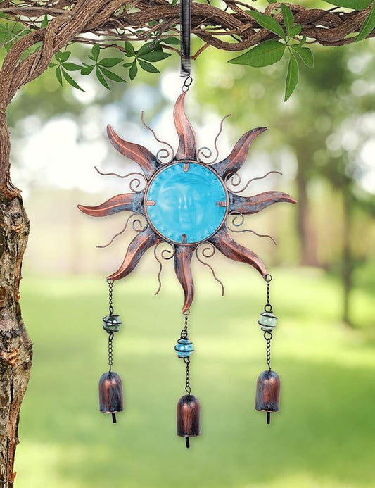 Sunset Vista Designs Blue Zen Sun Bouncy Hanging Decoration