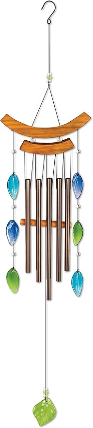 Sunset Vista Designs Asian House Wind Chime, 35"