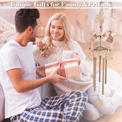 Wind Chimes for Outside Garden Decor - Elephant Decorations Wind Chimes, Birthday Gfits for Women, Mom, Grandma, Memorial Gifts, Housewarming Gifts, Yard or Patio Deals