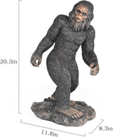 Garden Statues Bigfoot Yard Decor - Grandpa Yeti Large Lawn Products Life Size Sasquatch Figurine Resin Tall Outdoor Sculpture for Outside Decorations Patio Front Porch