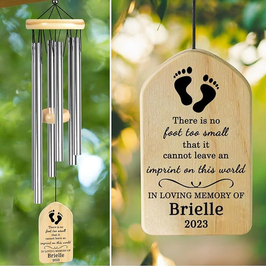 Memorial Wind Chimes for Loss of Child, Miscarriage Keepsake, Infant Loss Remembrance, Baby Memorial Gifts
