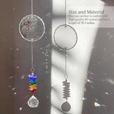 Memorial Suncatcher Ornament Sympathy Gift for Loss of Loved One - Crystal Rainbow Maker - Those we Love Don't go Away - Hanging Crystal Decor - Loss of Family Pet