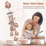 Frog Wind Chimes Outdoor Frog Gifts for Women Men Mom Gardening Birthday Gifts Metal Memorial WindChimes for Outside/Indoors, Lawn, Patio, Yard Art, Garden Decor, Yard Decorations