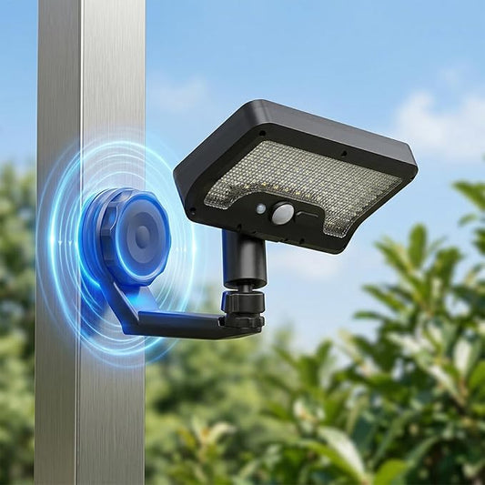Magnetic Solar Lights Outdoor with Motion Sensor, 3CCT Solar Fence Lights Outdoor with 92 LEDs, 3 Modes, Magnetic & Adhesive Mount, IP65 Waterproof Security Lights for Wall Patio Fence Deck(Black)